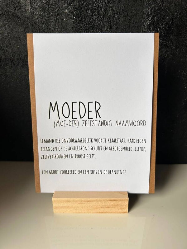 • Moeder •
