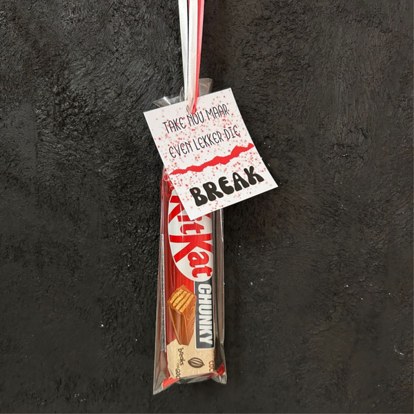 • Take nou maar even lekker die break •