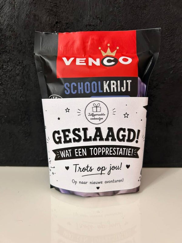 • Schoolkrijt geslaagd •