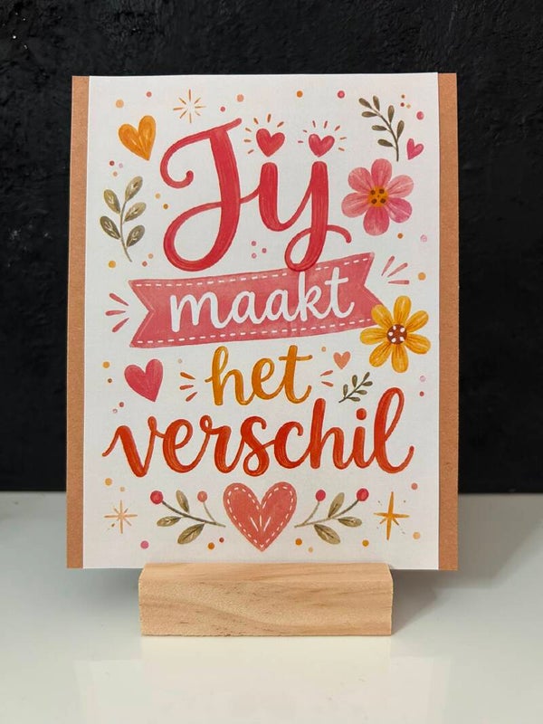 • Jij maakt het verschil •