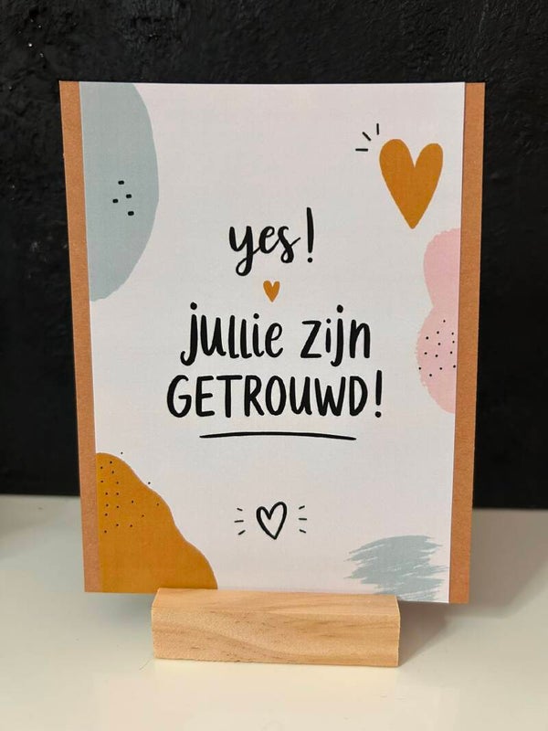• Yes! Jullie zijn getrouwd !