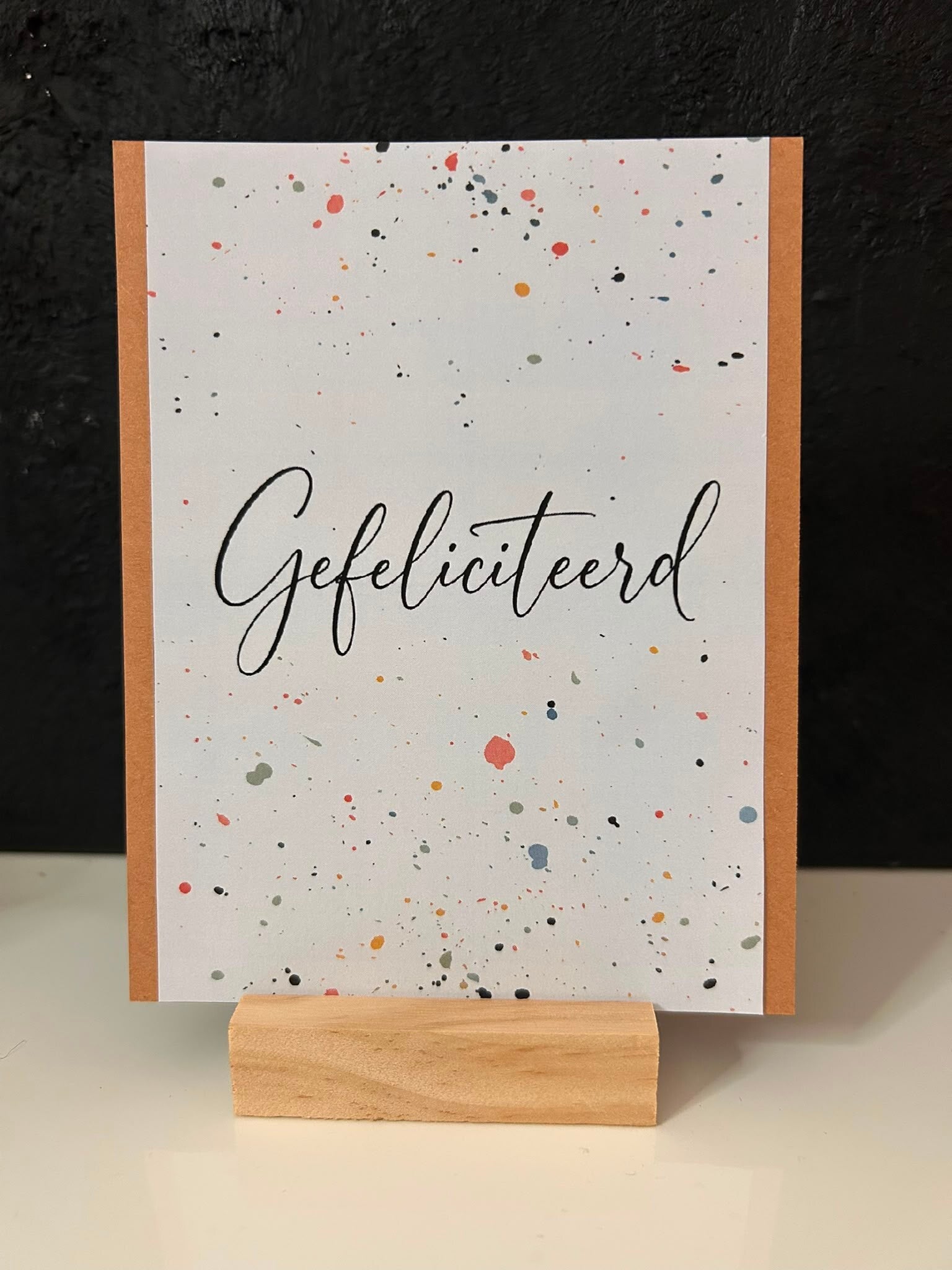 • Gefeliciteerd •