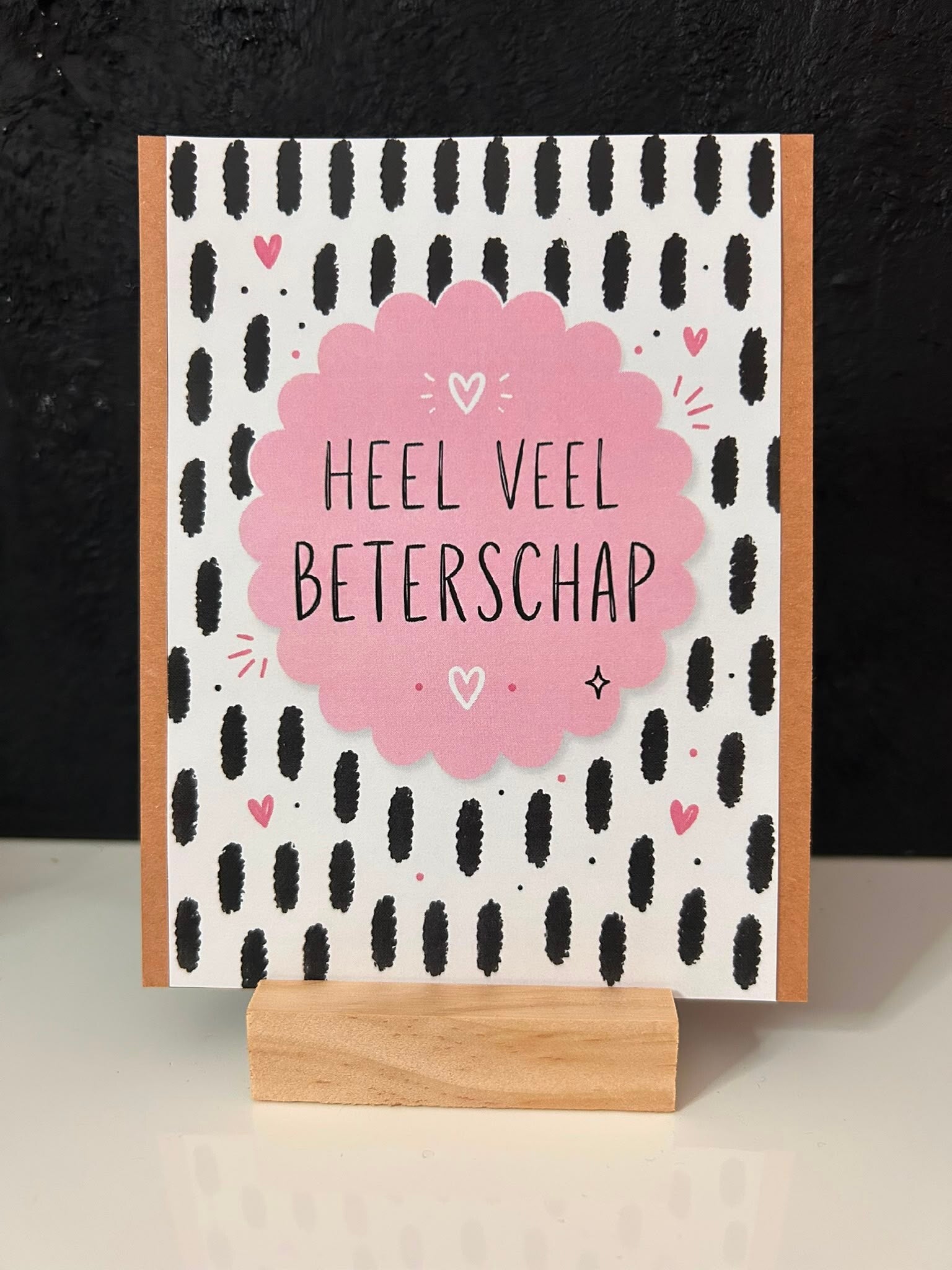 • Heel veel beterschap •
