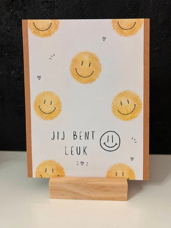 • Jij bent leuk • smiley