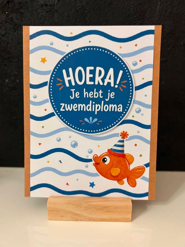 • Hoera! Je hebt je zwemdiploma •