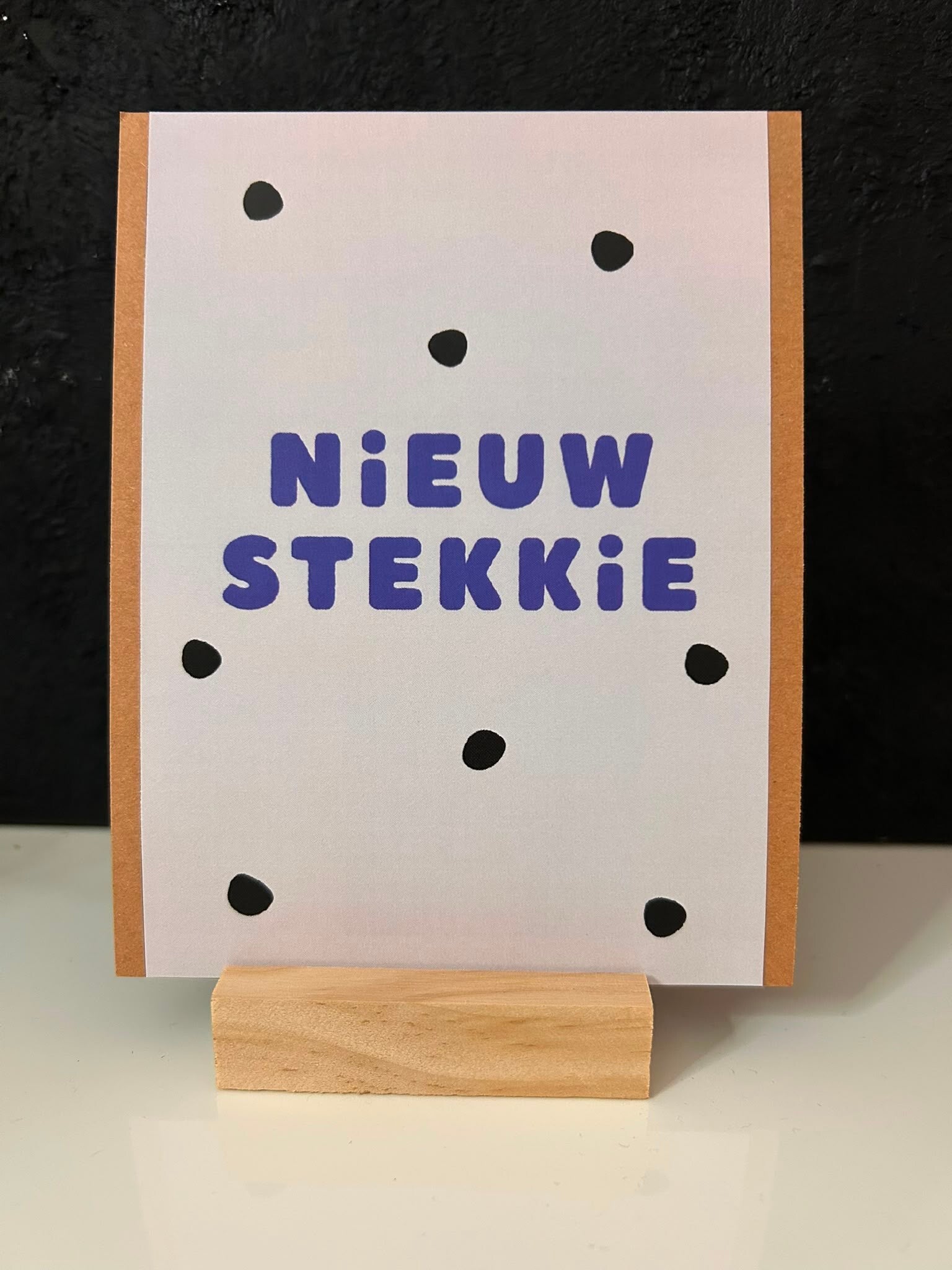• Nieuw stekkie •