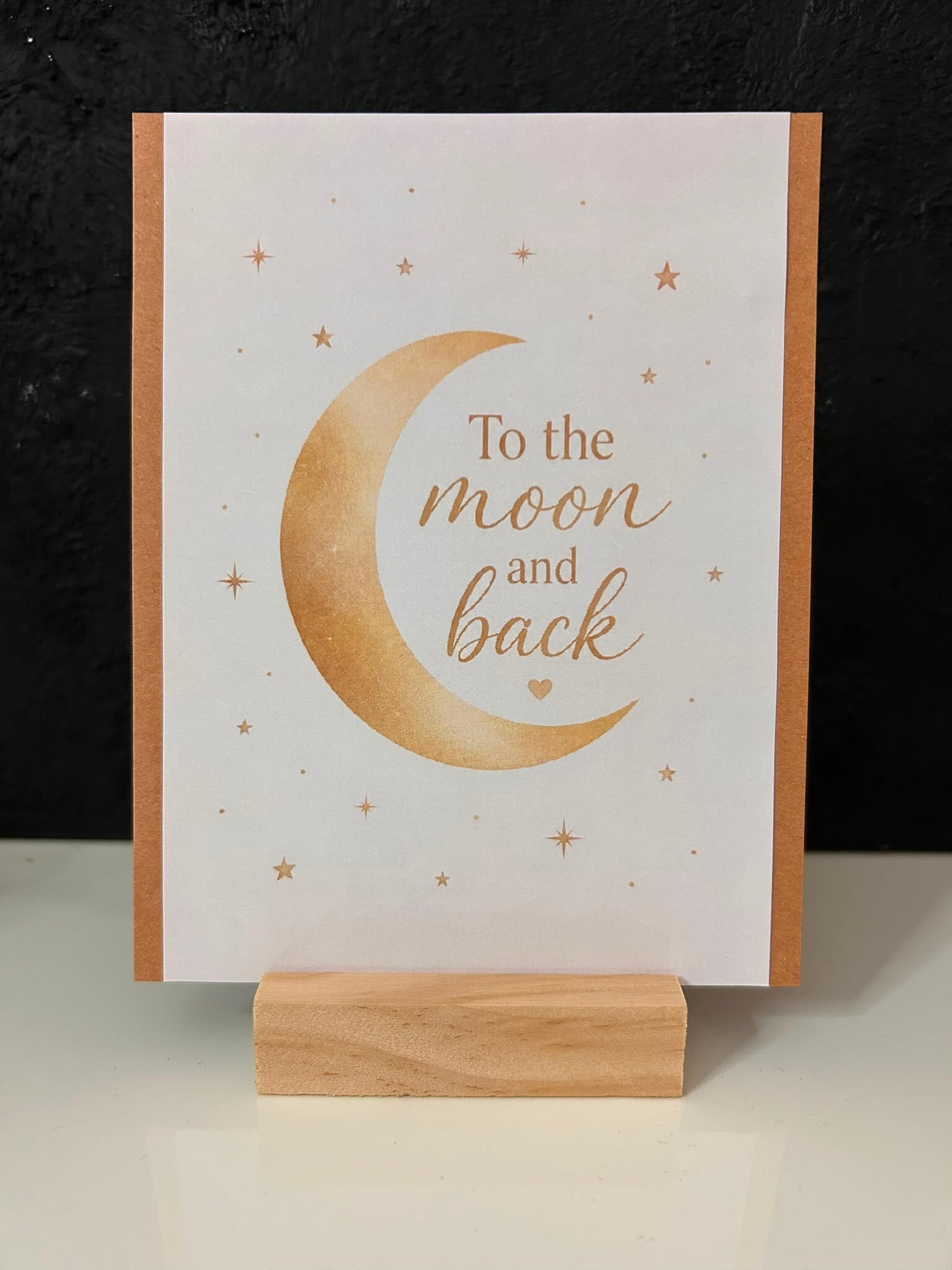 • To the moon and back •
