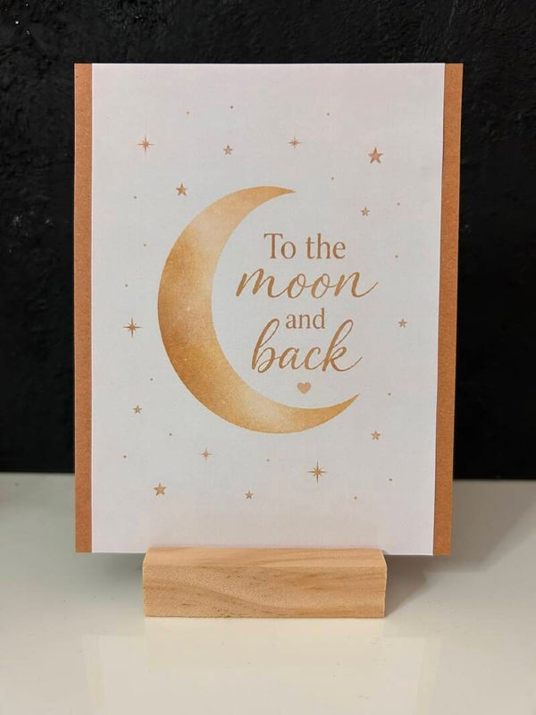 • To the moon and back •