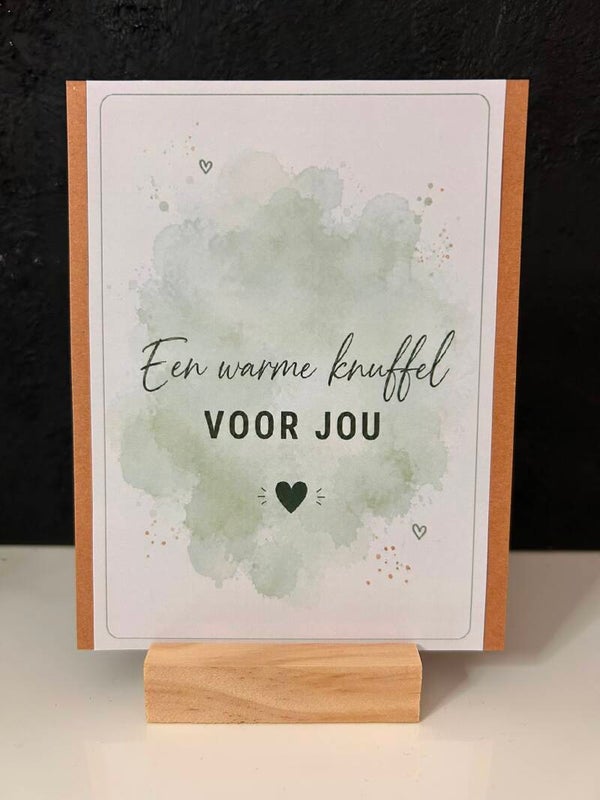 • Een warme knuffel voor jou •