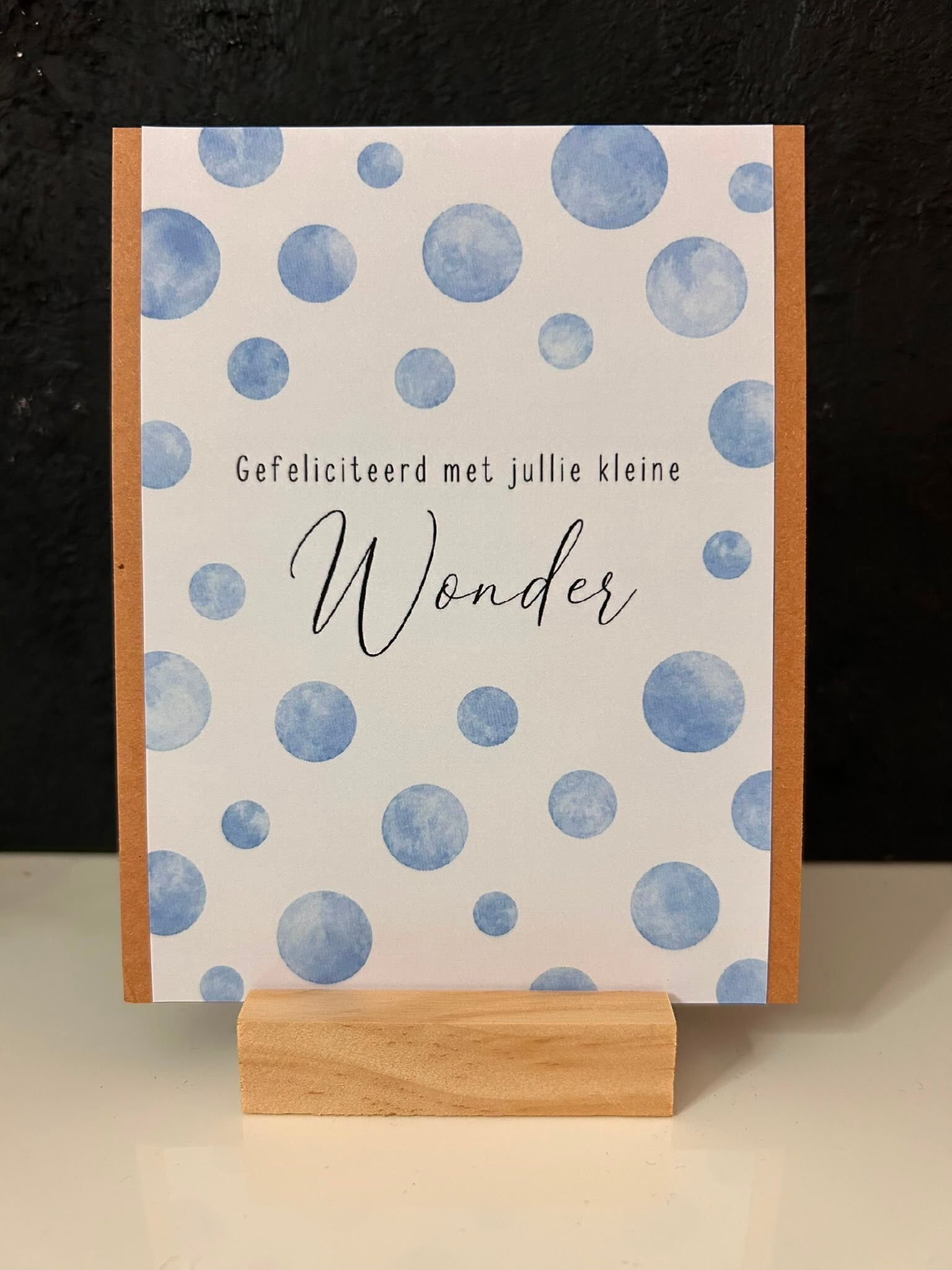 • Gefeliciteerd met jullie kleine wonder • Jongen
