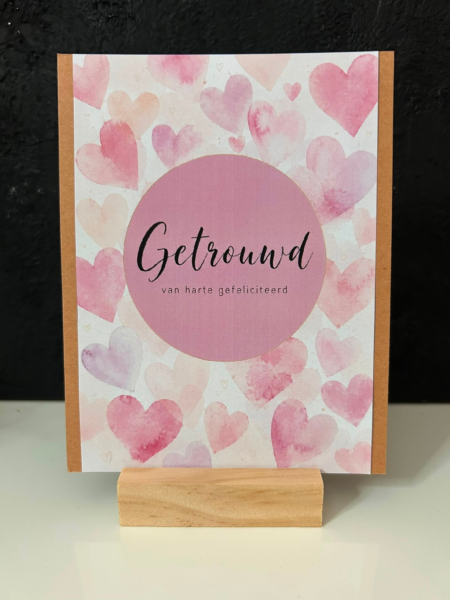 • Getrouwd, van harte gefeliciteerd •