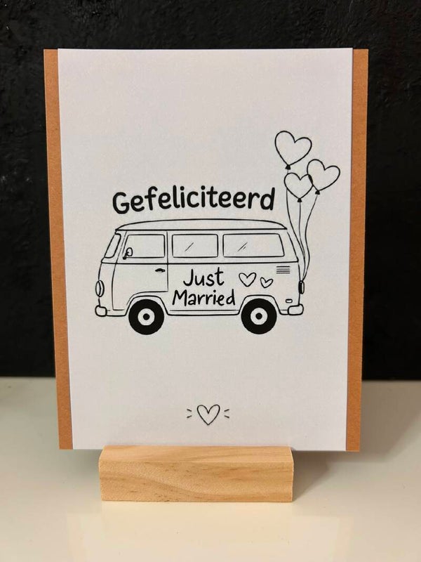 • Just Married Gefeliciteerd •