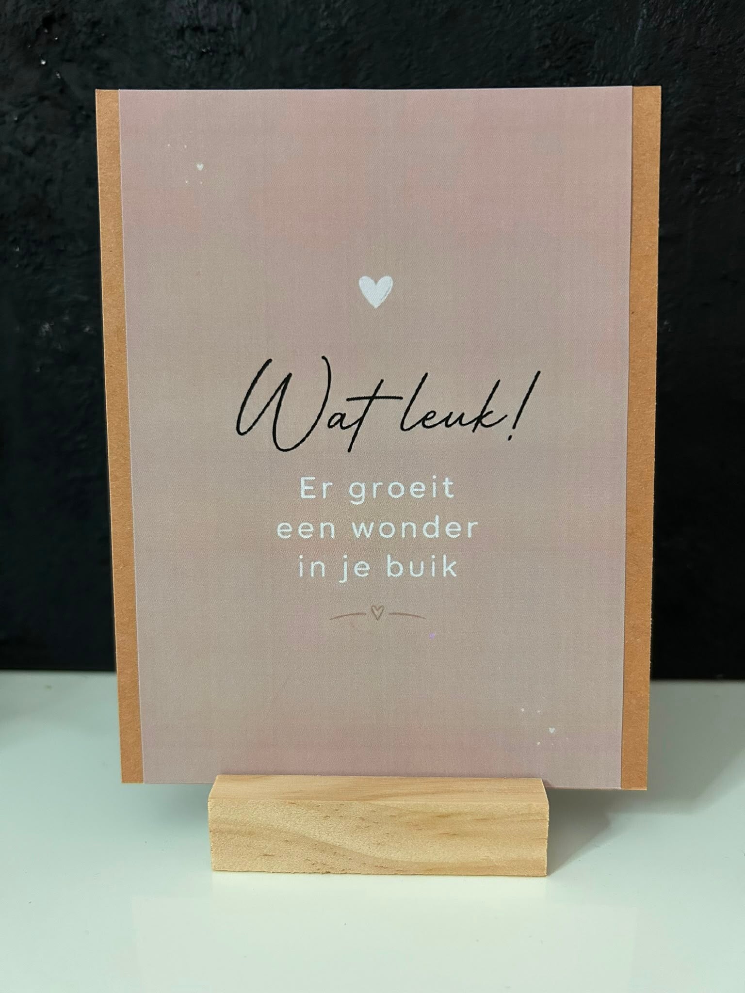 • Wat leuk! Er groeit een wonder in je buik •