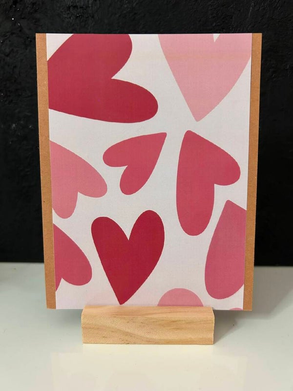 • Blanco hartjes • Rood|Roze
