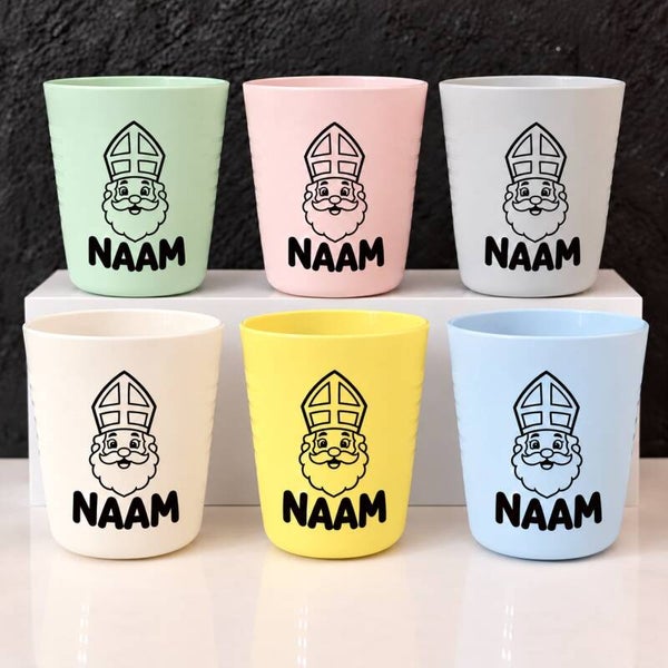 • Beker Sinterklaas met naam •