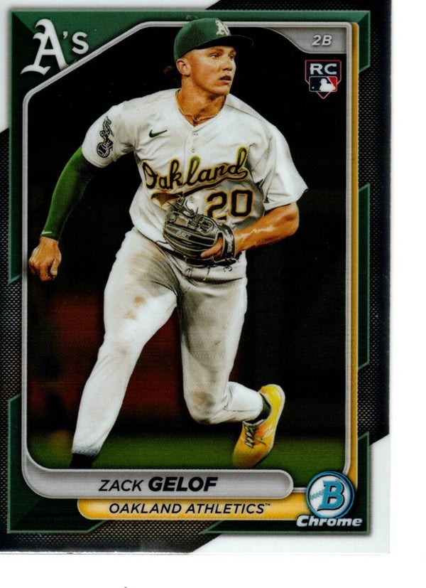 Bowman Chrome 2024 #78 Zack Gelof, Oakland Athletics RC
