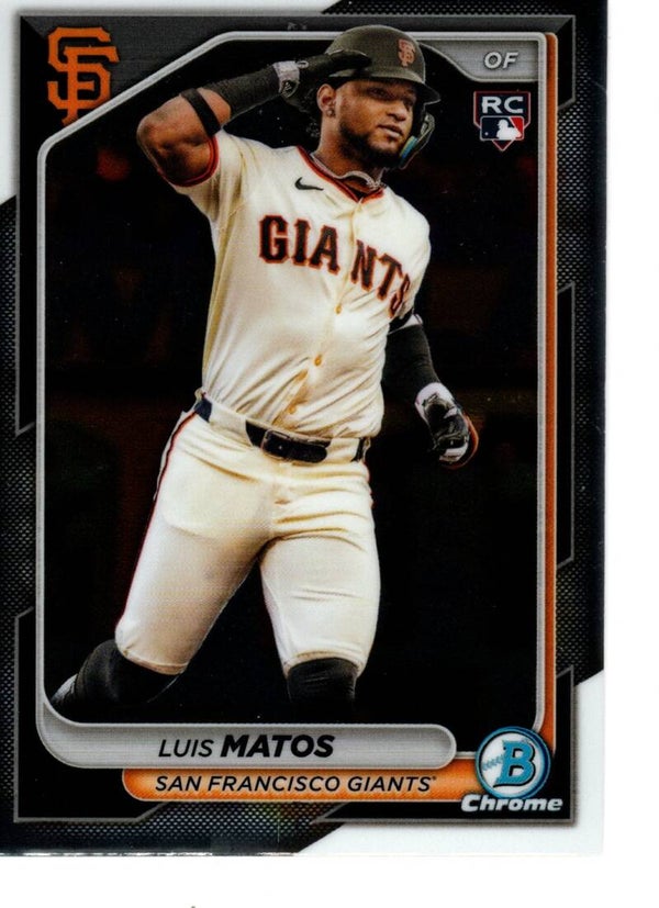 Bowman Chrome 2024 #83 Luis Matos, San Francisco Giants RC