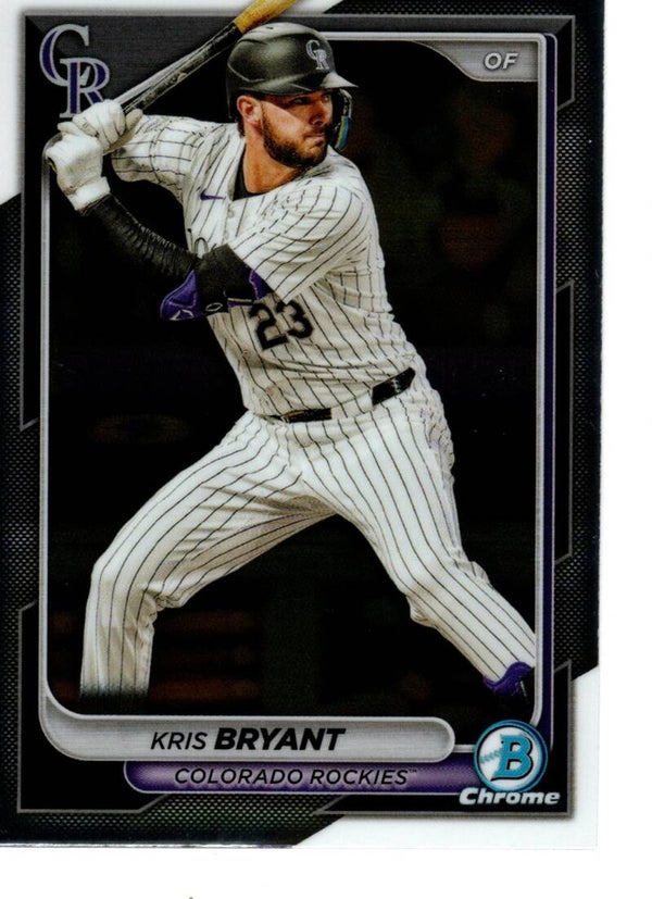 Bowman Chrome 2024 #90 Kris Bryant, Colorado Rockies