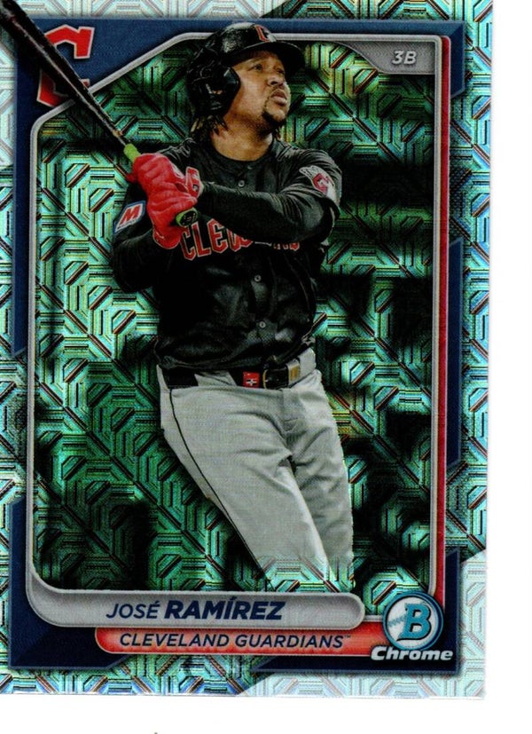 Bowman Chrome 2024 Mega Box Mojo #93 José Ramírez, Cleveland Guardians