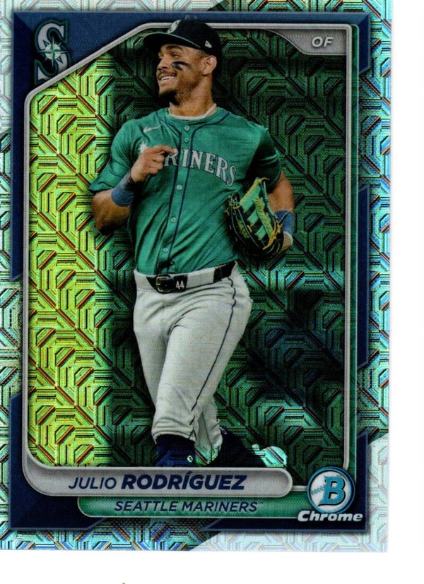 Bowman Chrome 2024 Mega Box Mojo #95 Julio Rodríguez, Seattle Mariners