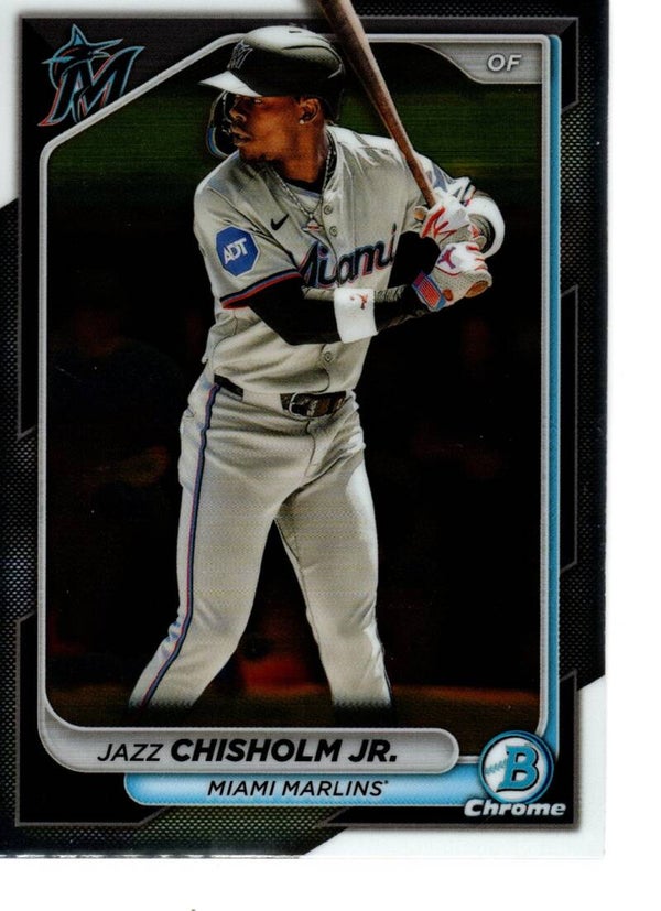 Bowman Chrome 2024 #96 Jazz Chisholm Jr., Miami Marlins