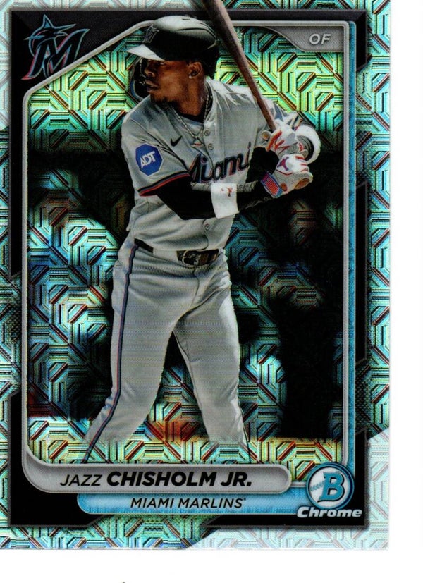 Bowman Chrome 2024 Mega Box Mojo #96 Jazz Chisholm Jr., Miami Marlins