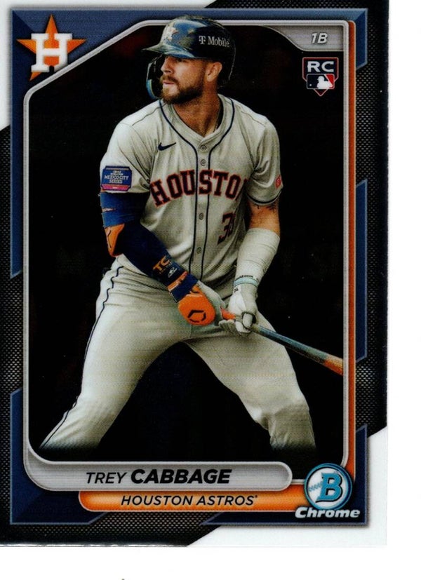 Bowman Chrome 2024 #100 Trey Cabbage, Houston Astros RC