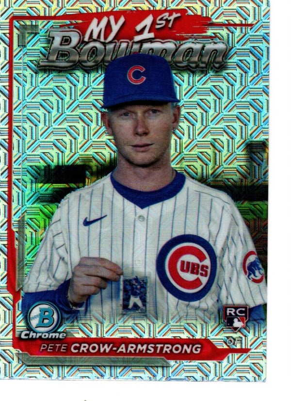 Bowman Chrome 2024 My 1st Bowman Mojo #M1B-14 Pete Crow-Armstrong, Chicago Cubs RC