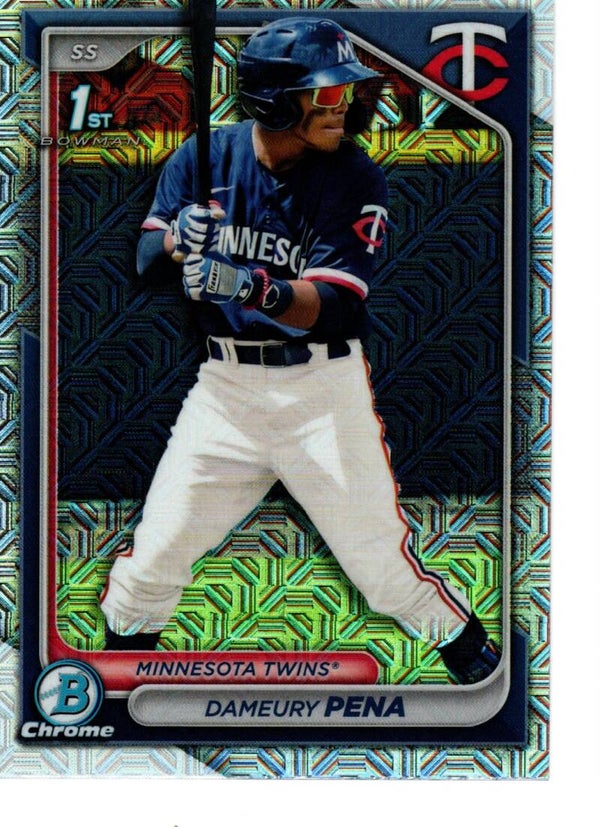 Bowman Chrome 2024 Mega Box Prospects Mojo #BCP-167 Dameury Pena, Minnesota Twins