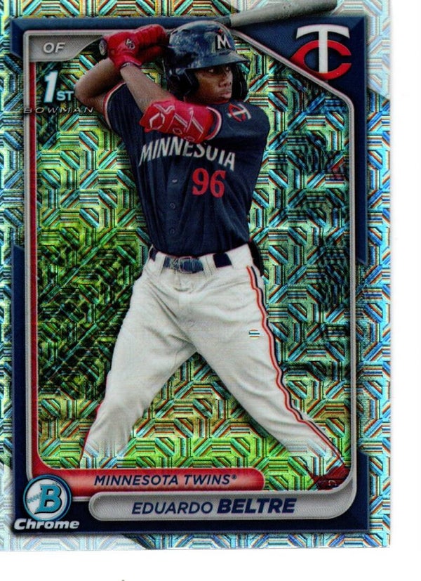 Bowman Chrome 2024 Mega Box Prospects Mojo #BCP-170 Eduardo Beltre, Minnesota Twins