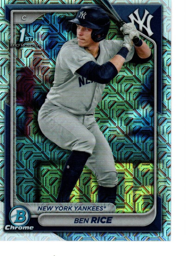 Bowman Chrome 2024 Mega Box Prospects Mojo #BCP-186 Ben Rice, New York Yankees