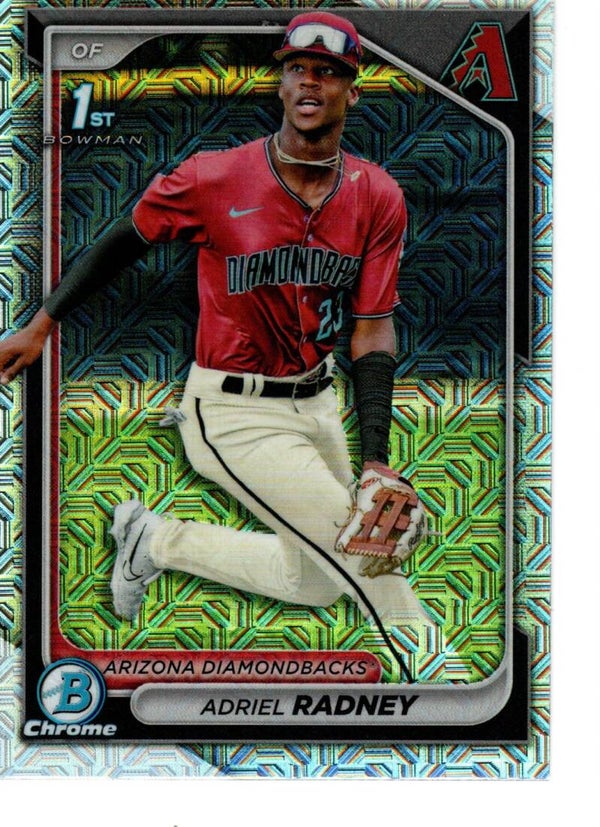 Bowman Chrome 2024 Mega Box Prospects Mojo #BCP-191 Adriel Radney, Arizona Diamondbacks