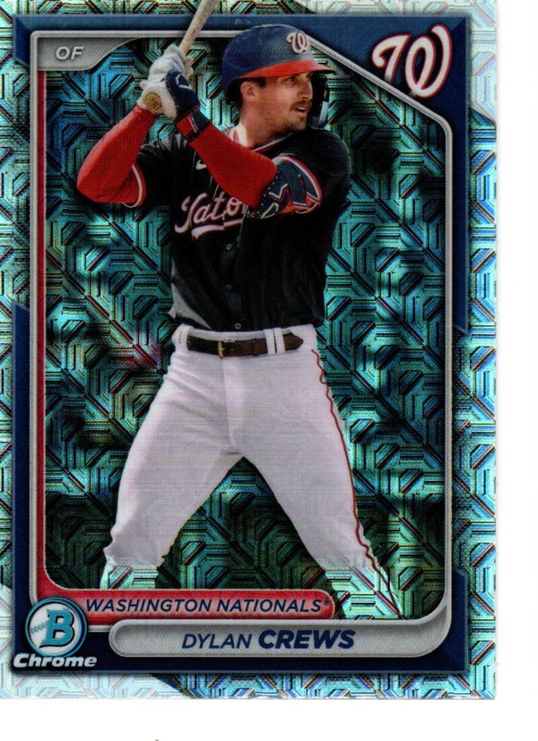 Bowman Chrome 2024 Mega Box Prospects Mojo #BCP-193 Dylan Crews, Washington Nationals