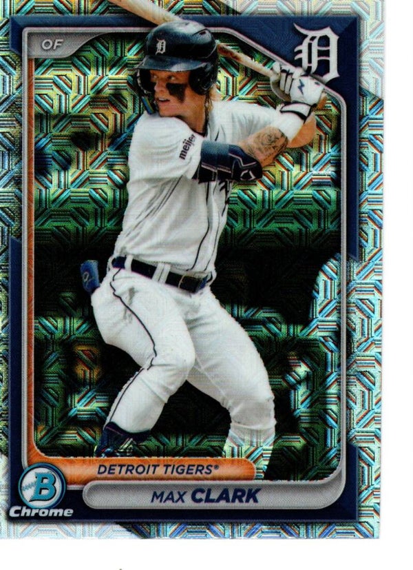 Bowman Chrome 2024 Mega Box Prospects Mojo #BCP-195 Max Clark, Detroit Tigers