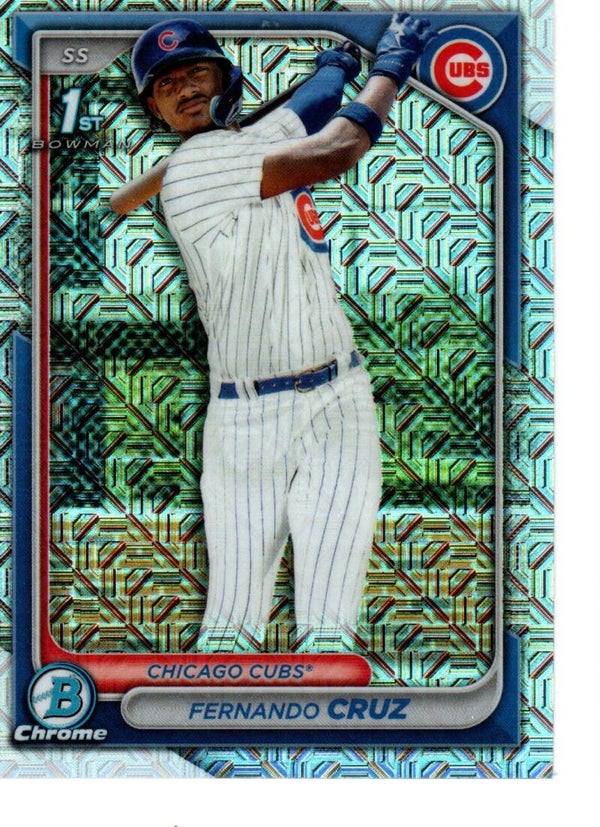 Bowman Chrome 2024 Mega Box Prospects Mojo #BCP-197 Fernando Cruz, Chicago Cubs