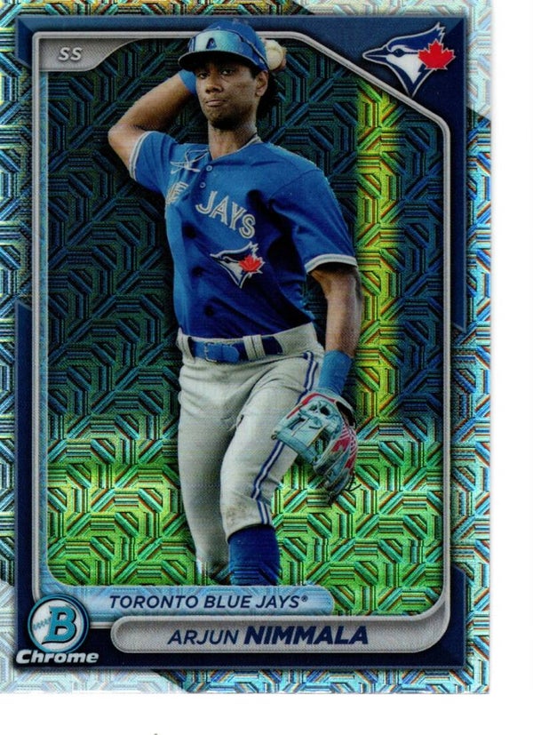 Bowman Chrome 2024 Mega Box Prospects Mojo #BCP-199 Arjun Nimmala, Toronto Blue Jays