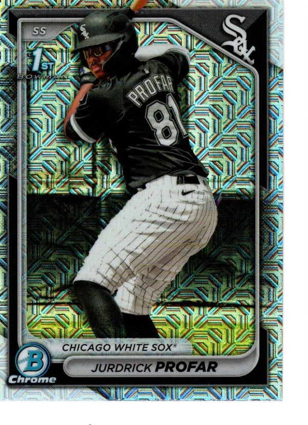 Bowman Chrome 2024 Mega Box Prospects Mojo #BCP-218 Jurdrick Profar, Chicago White Sox