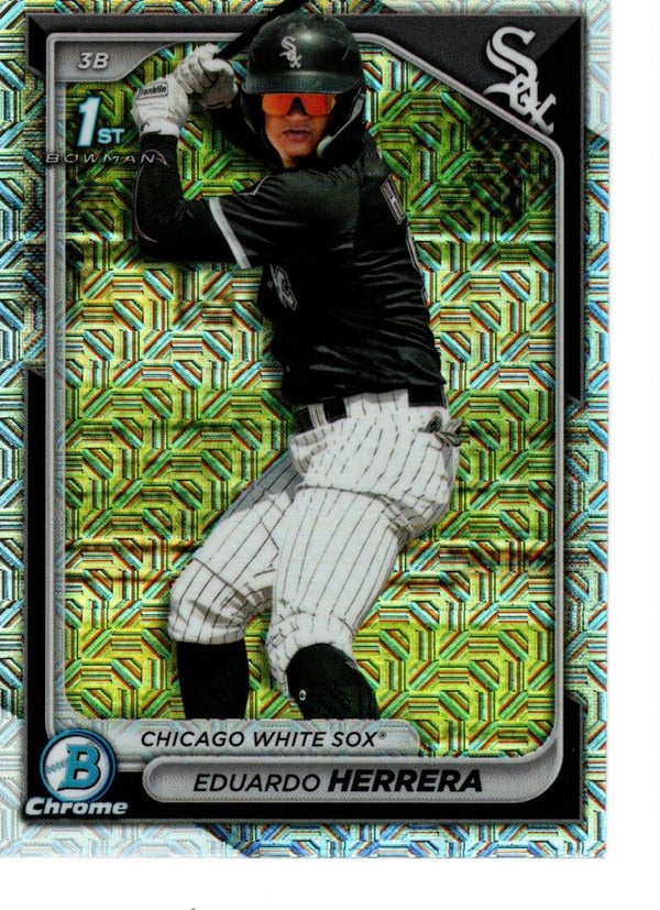 Bowman Chrome 2024 Mega Box Prospects Mojo #BCP-228 Eduardo Herrera, Chicago White Sox