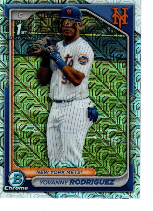 Bowman Chrome 2024 Mega Box Prospects Mojo #BCP-244 Yovanny Rodriguez, New York Mets