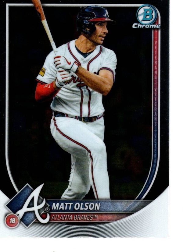 Bowman Chrome 2025 #4 Matt Olson, Atlanta Braves