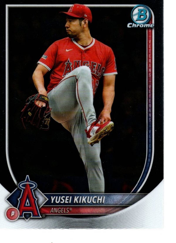 Bowman Chrome 2025 #5 Yusei Kikuchi, Los Angeles Angels