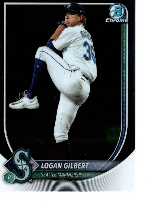 Bowman Chrome 2025 #9 Logan Gilbert, Seattle Mariners