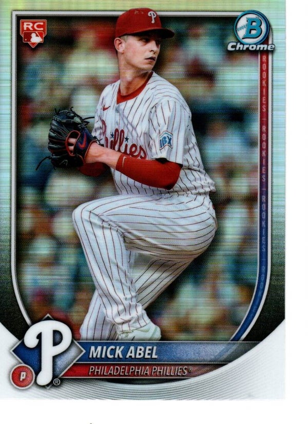 Bowman Chrome 2025 #11 Mick Abel, Philadelphia Phillies Red RC