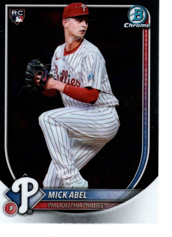 Bowman Chrome 2025 #11 Mick Abel, Philadelphia Phillies RC