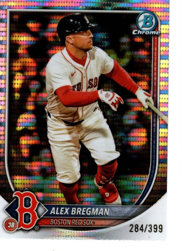 Bowman Chrome 2025 Pulsar 284/399 #15 Alex Bregman, Boston Red Sox
