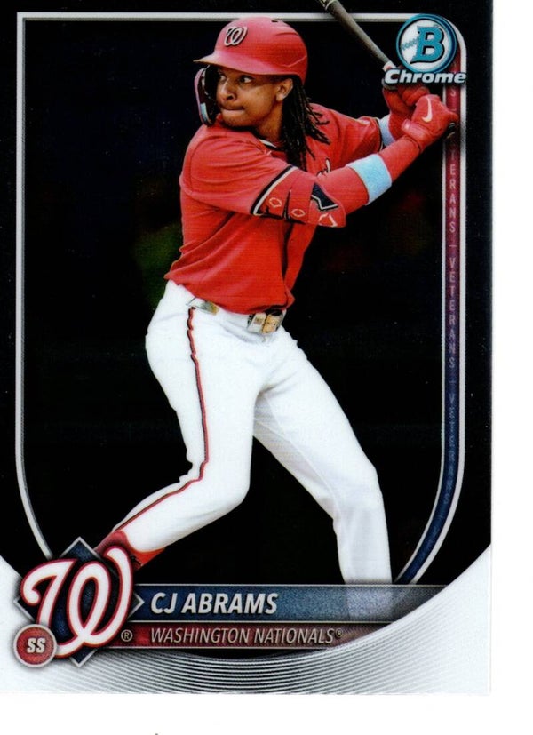 Bowman Chrome 2025 #20 CJ Abrams, Washington Nationals