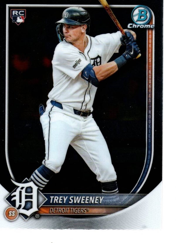 Bowman Chrome 2025 #25 Trey Sweeney, Detroit Tigers RC