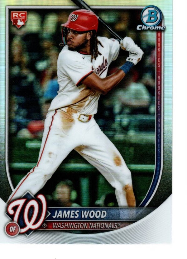 Bowman Chrome 2025 #29 James Wood, Washington Nationals Red RC