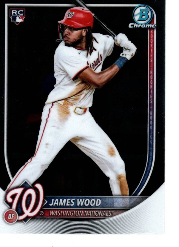 Bowman Chrome 2025 #29 James Wood, Washington Nationals RC