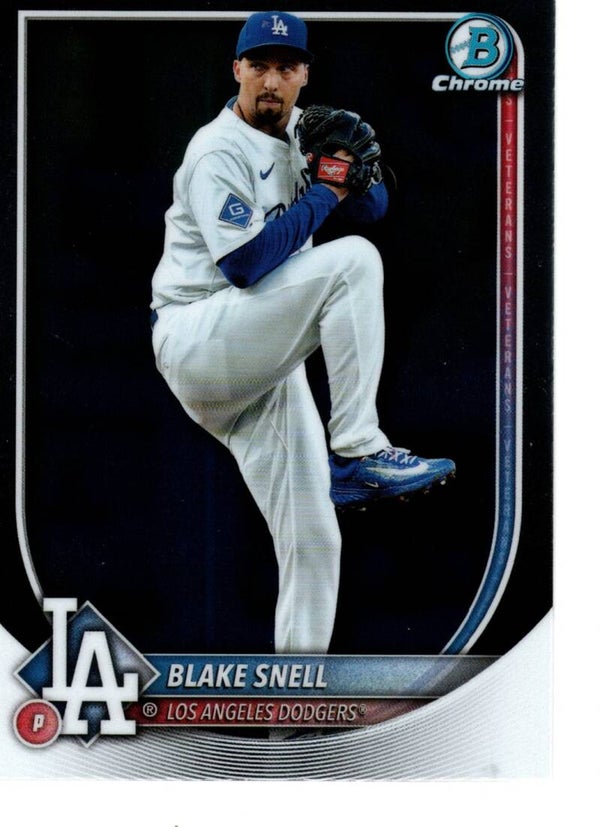 Bowman Chrome 2025 #31 Blake Snell, Los Angeles Dodgers